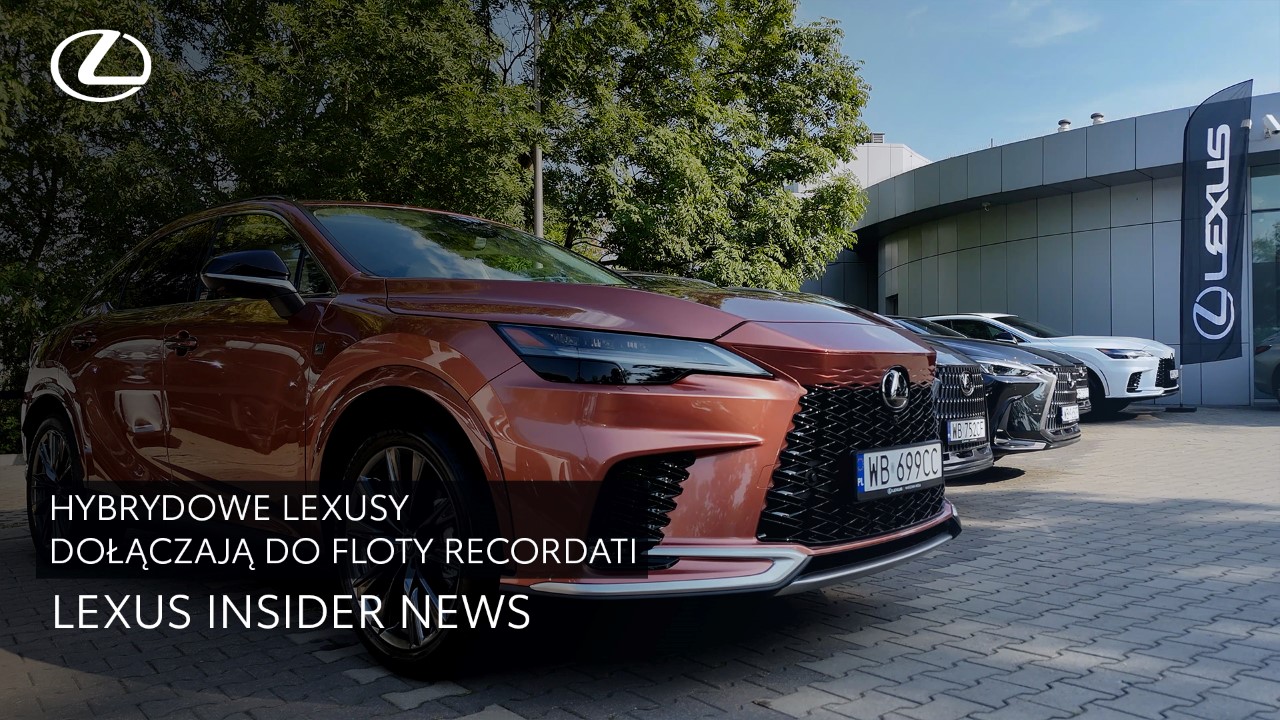 Hybrydowe Lexusy dołączają do floty Recordati | Lexus Insider News