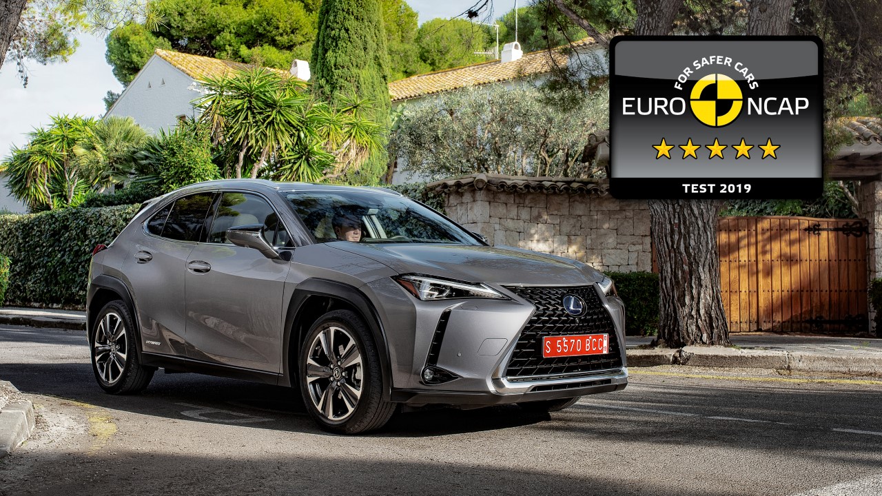 LEXUS UX ZÍSKAL MAXIMÁLNÍ HODNOCENÍ V BEZPEČNOSTNÍCH TESTECH EURO NCAP 