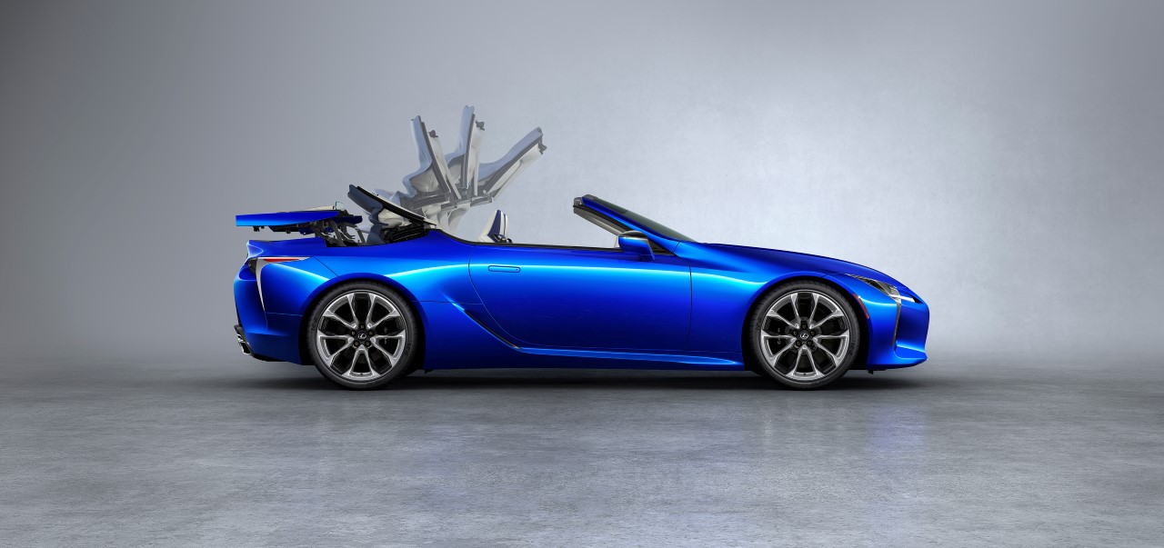 ÍGY KÉSZÜLT A LEXUS LC CONVERTIBLE TÖKÉLETES VÁSZONTETŐJE