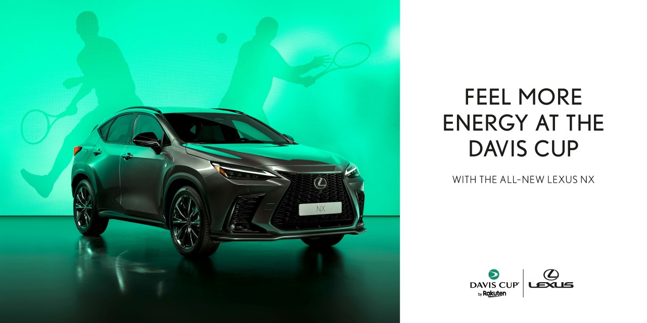 LEXUS SA STAL OFICIÁLNYM AUTOMOBILOVÝM SPONZOROM DAVIS CUPU