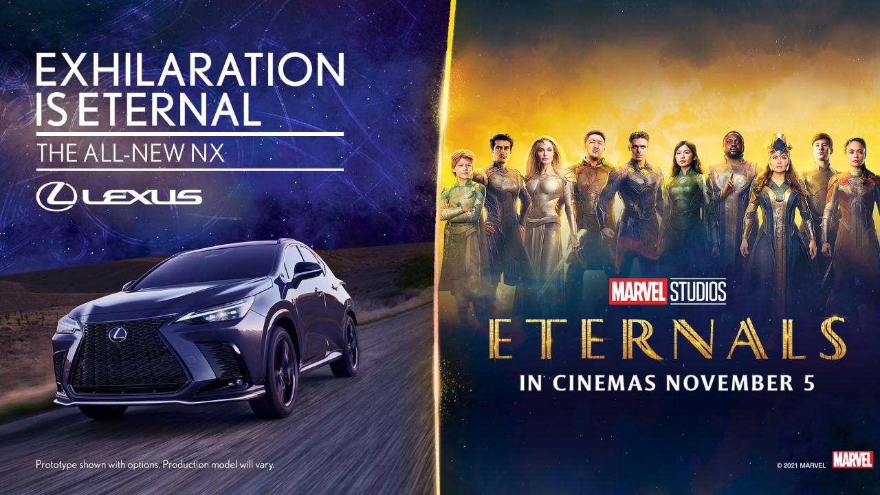 KUMAIL NANJIANI ÚČINKUJE V NOVOM SPOTE „ETERNALS“ OD SPOLOČNOSTI LEXUS A ŠTÚDIÍ MARVEL