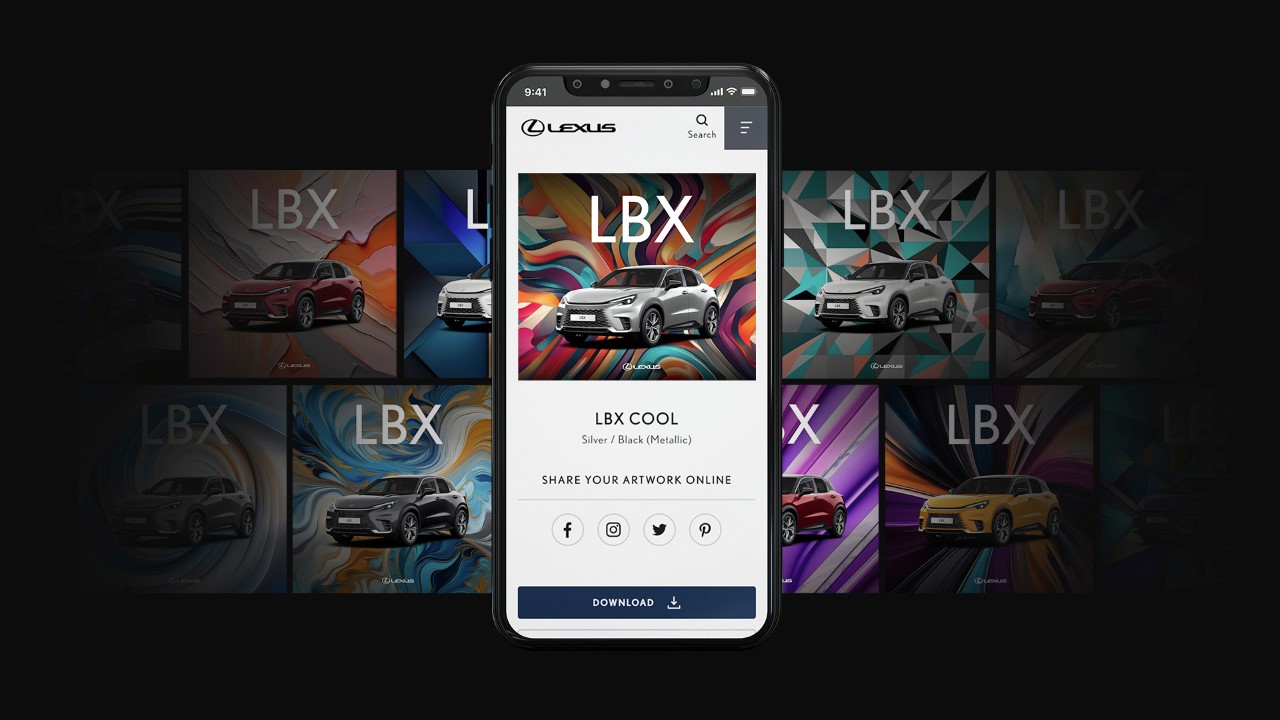 LEXUS LBX ODHAĽUJE PODMANIVÝ DIGITÁLNY ZÁŽITOK NA BÁZE UMELEJ INTELIGENCIE